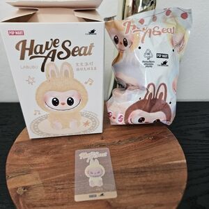 ✅ CONFIRMED SISI Have a Seat Labubu – 100% Authentic | Open Box | Pop Mart